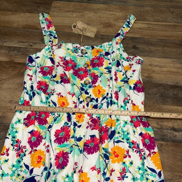 🌸 True Craft Floral Button-Front Sundress – Size 2X | NWT - Picture 4 of 10